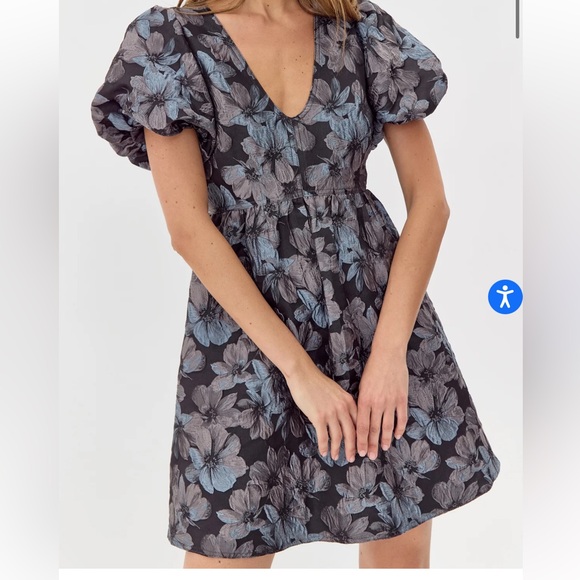 Greylin Briella Jacquard Mini Dress XS NWT - Picture 3 of 3